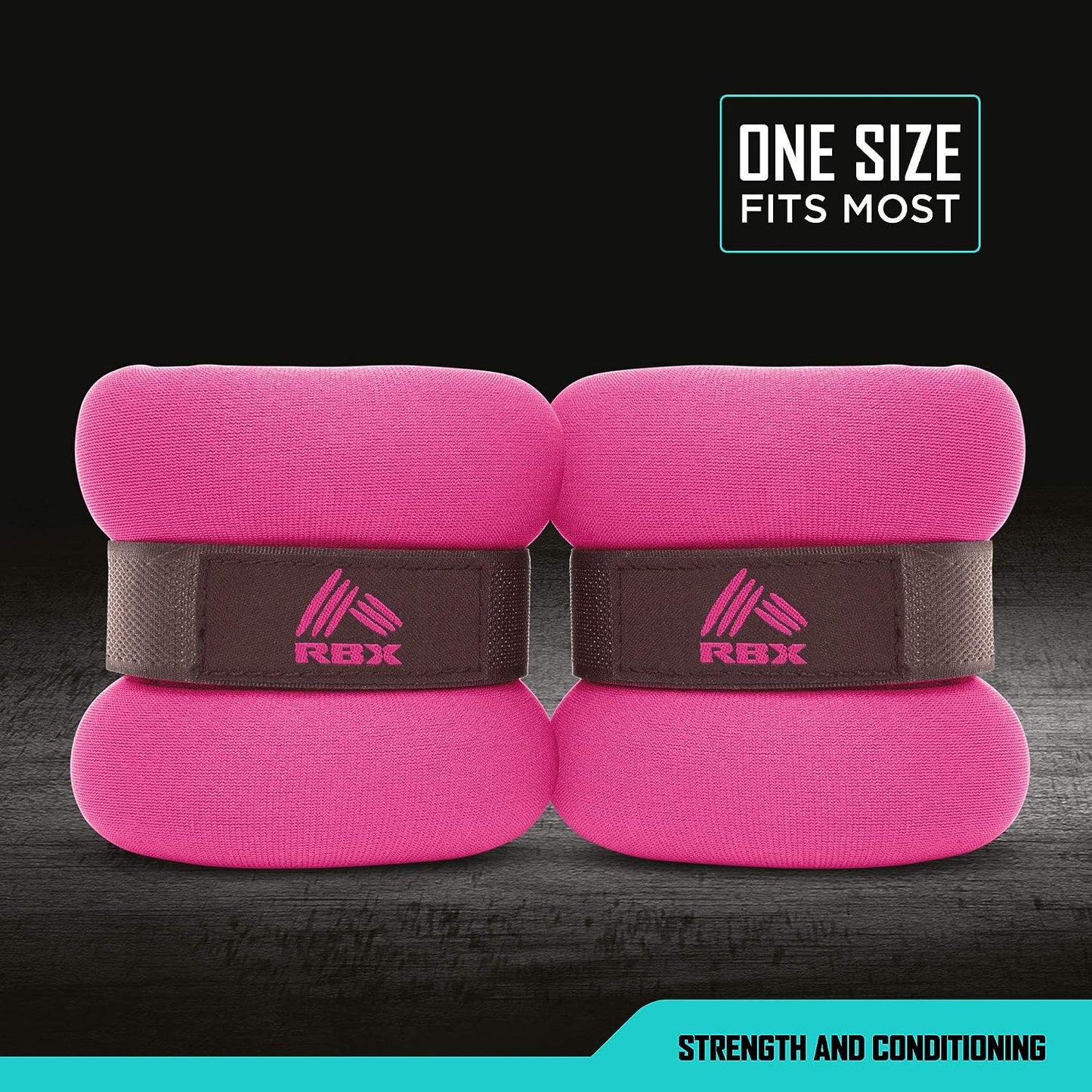 1Lb Adjustable Wrist Ankle Weights for Toning, Strengthening Your Body, Running, Jogging, Walking, Resistance Training, Physical Therapy, Set of 2 (1Lb Each)