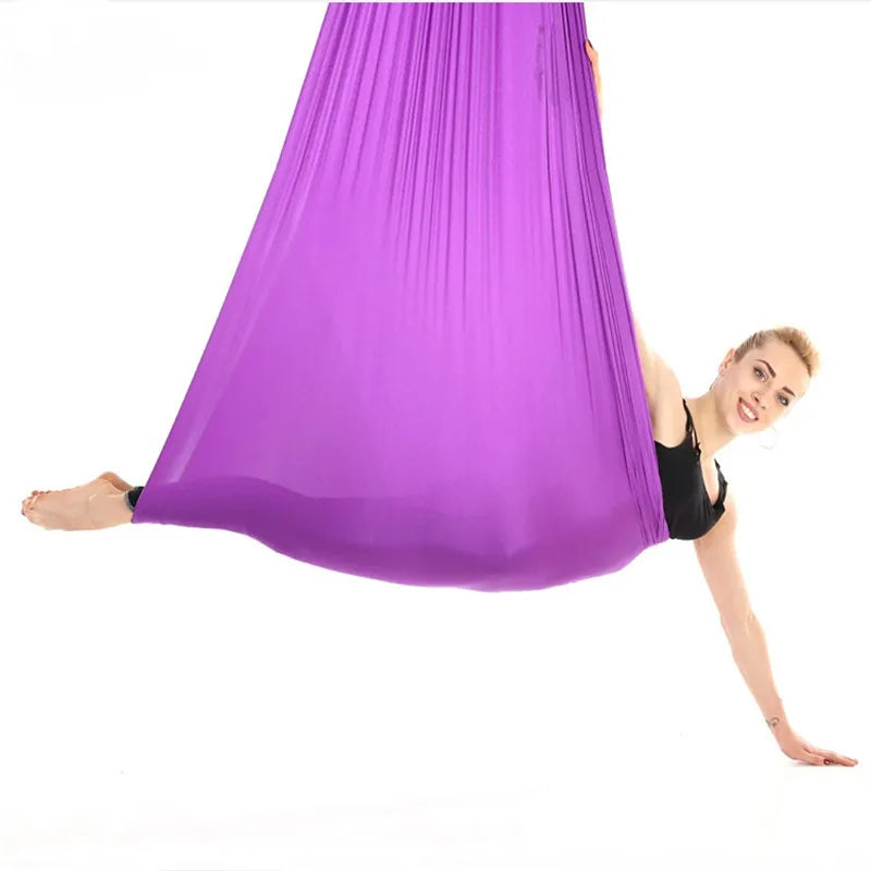 4M Yoga Flying Swing Aerial Yoga Hammock Swing Latest Multifunction Anti-Gravity Yoga Belts for Yoga Training Yoga for Sporting