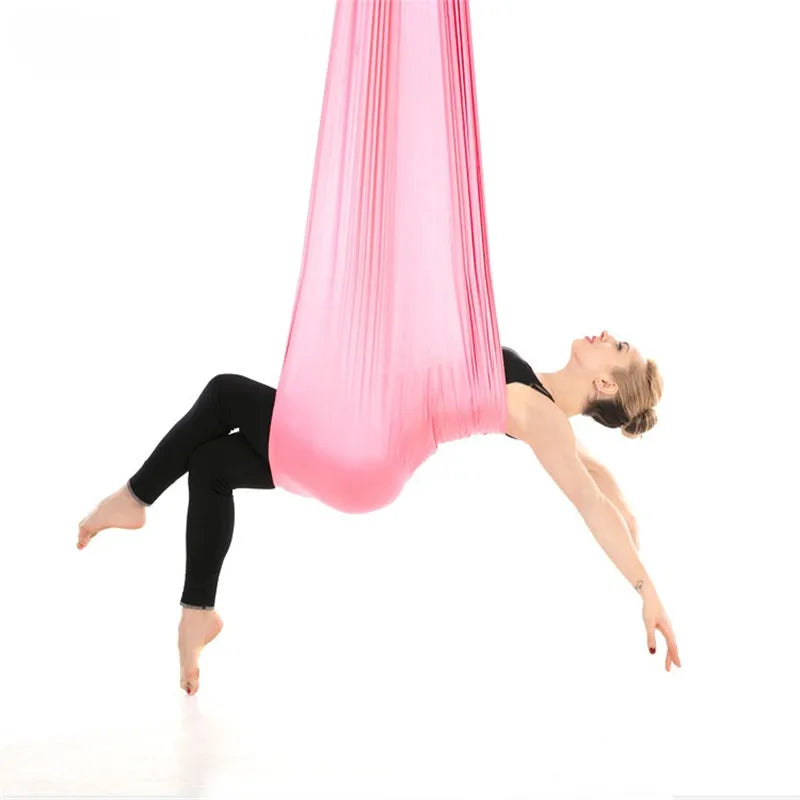 4M Yoga Flying Swing Aerial Yoga Hammock Swing Latest Multifunction Anti-Gravity Yoga Belts for Yoga Training Yoga for Sporting