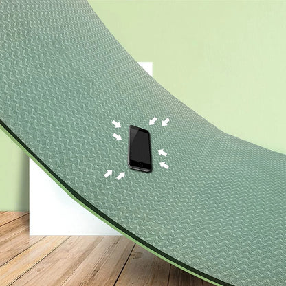 Yoga Mat 1/3 Inch Exercise Mats 8Mm TPE Non-Slip Extra Thick High-Density Eco Friendly for Yoga Workout Pilates Yoga Mats for Women Men